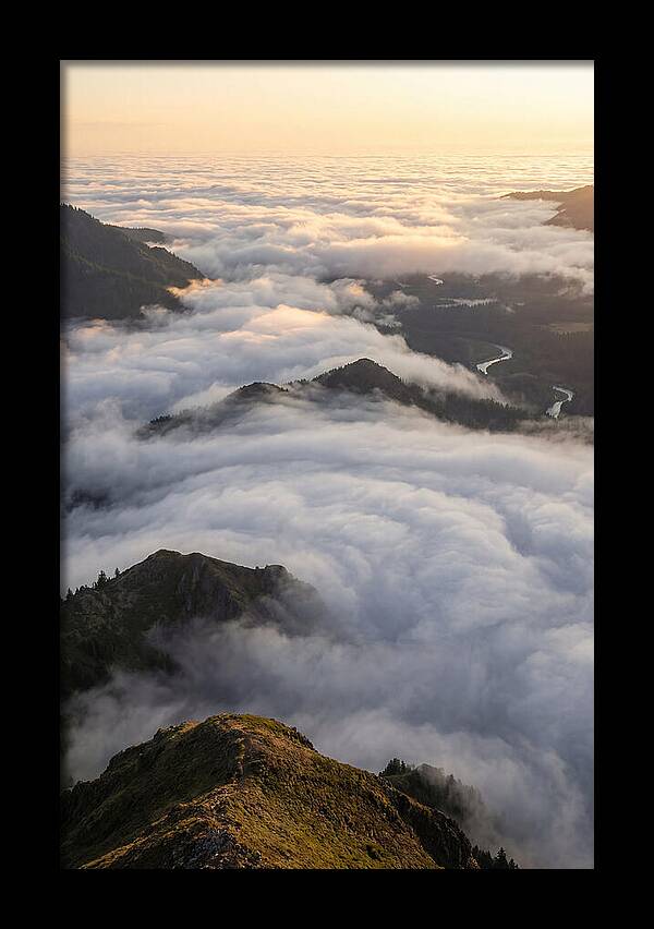 Weather Cloud Inversion Over Mountains