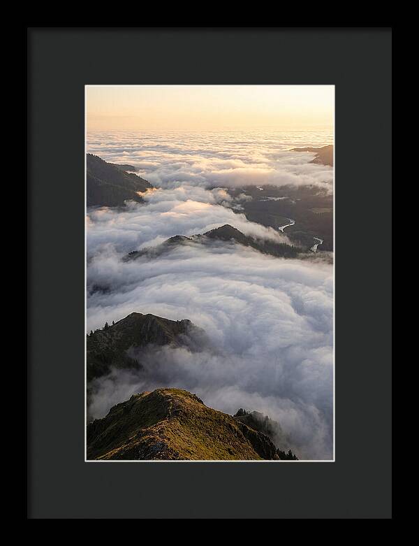 Weather Cloud Inversion Over Mountains