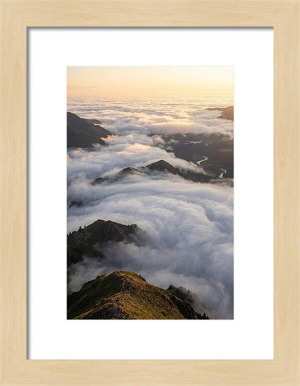 Weather Cloud Inversion Over Mountains