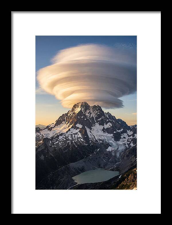 Weather Lenticular Clouds Over Mountains