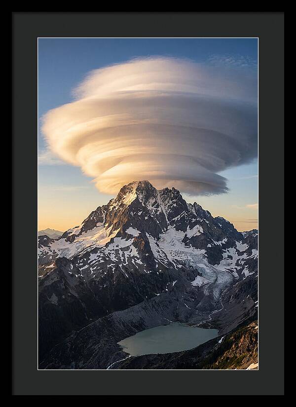 Weather Lenticular Clouds Over Mountains
