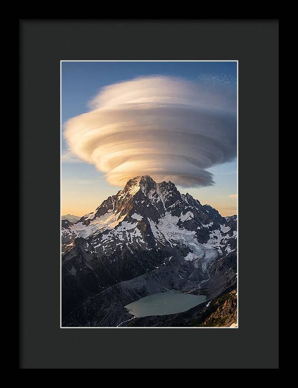 Weather Lenticular Clouds Over Mountains