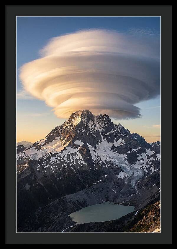 Weather Lenticular Clouds Over Mountains