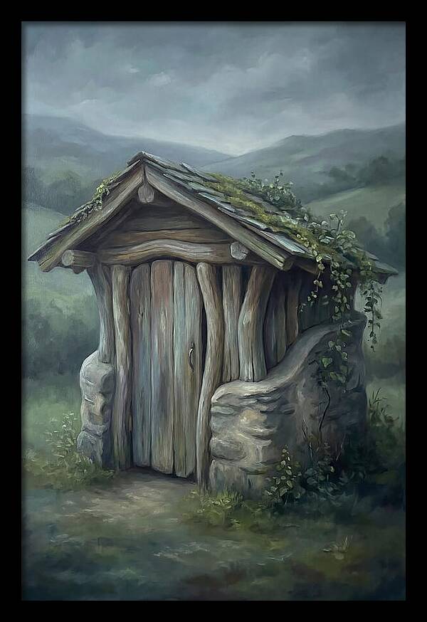 Weathered Charm Of A Coop