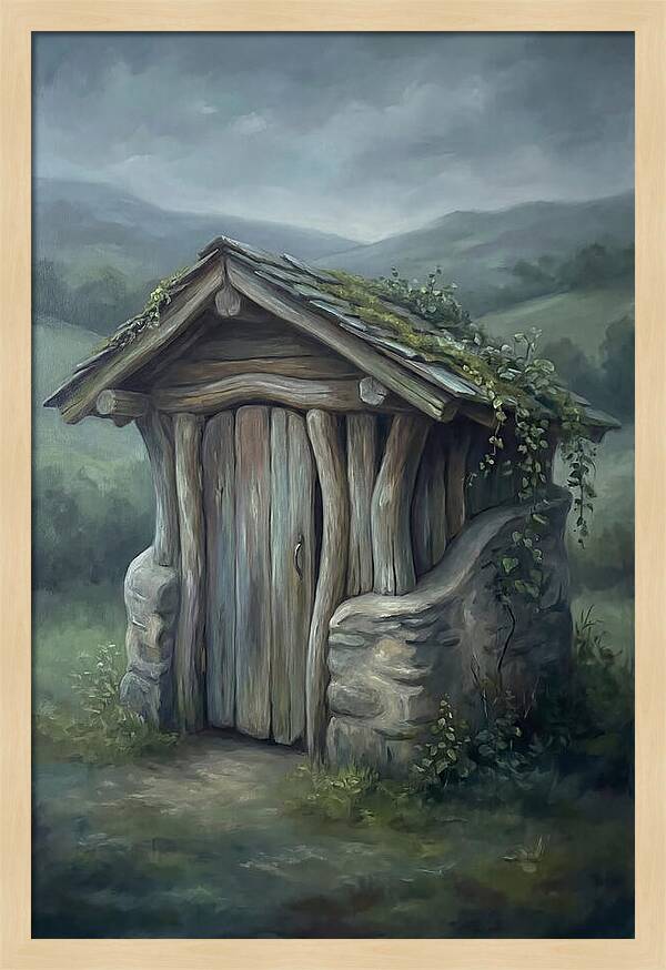 Weathered Charm Of A Coop