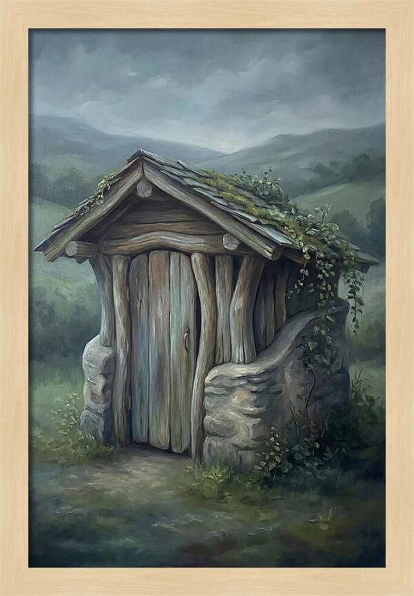 Weathered Charm Of A Coop