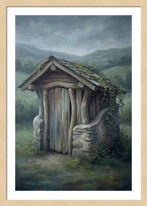 Weathered Charm Of A Coop