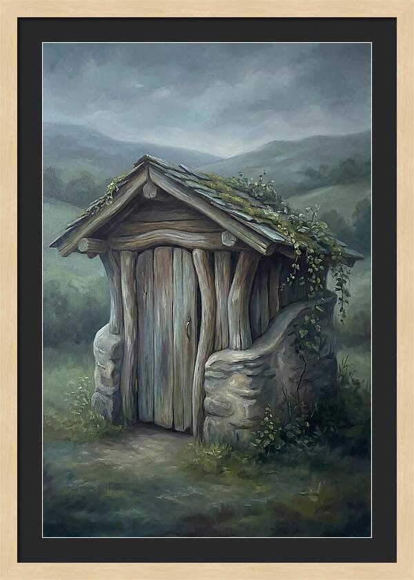 Weathered Charm Of A Coop
