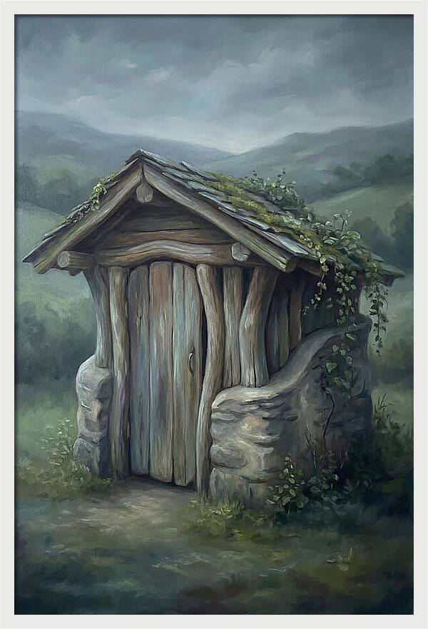 Weathered Charm Of A Coop