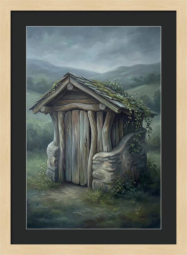 Weathered Charm Of A Coop