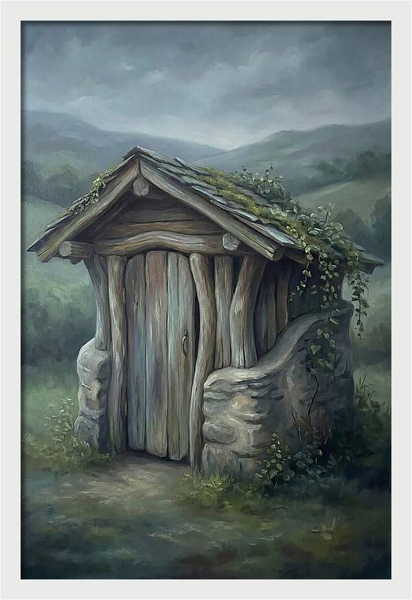 Weathered Charm Of A Coop