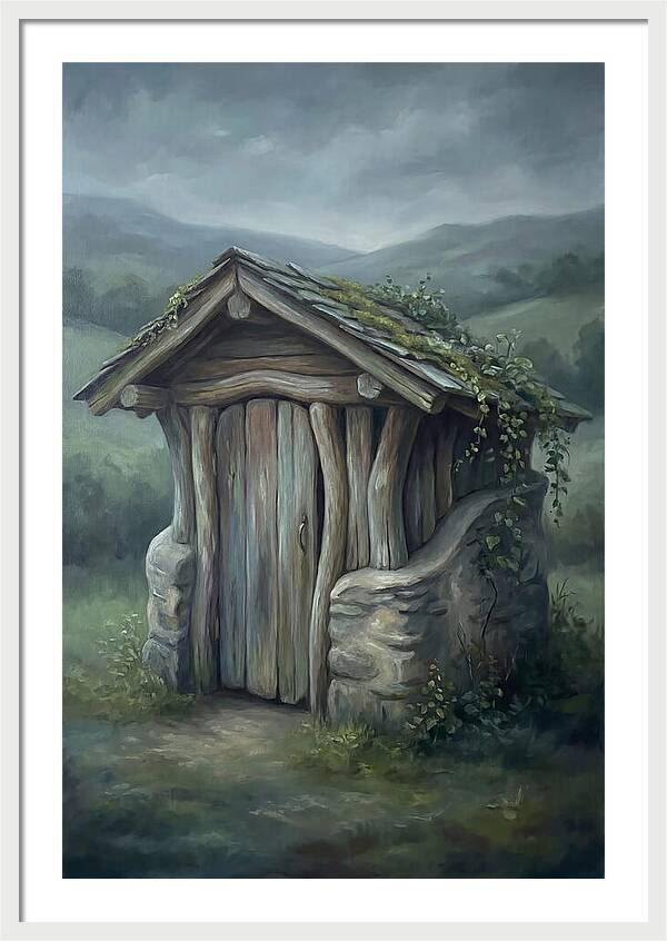 Weathered Charm Of A Coop