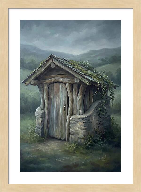 Weathered Charm Of A Coop