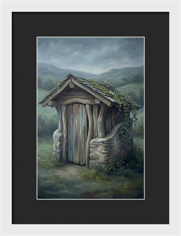 Weathered Charm Of A Coop