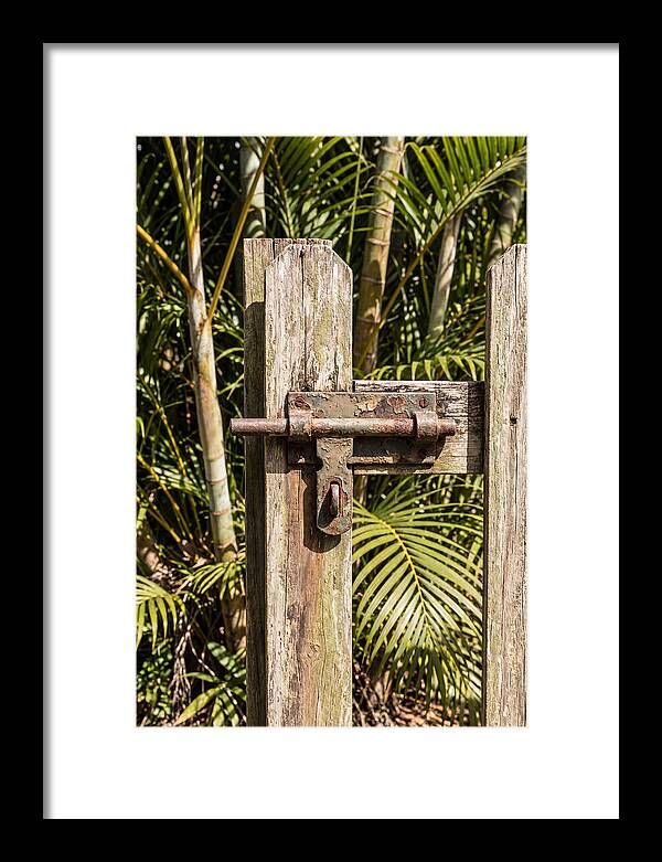 Weathered Gate Latch