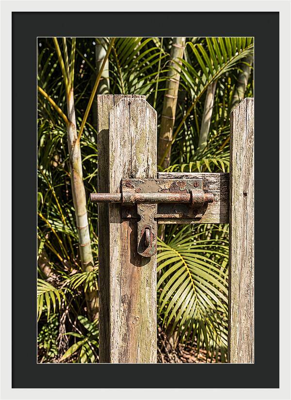 Weathered Gate Latch