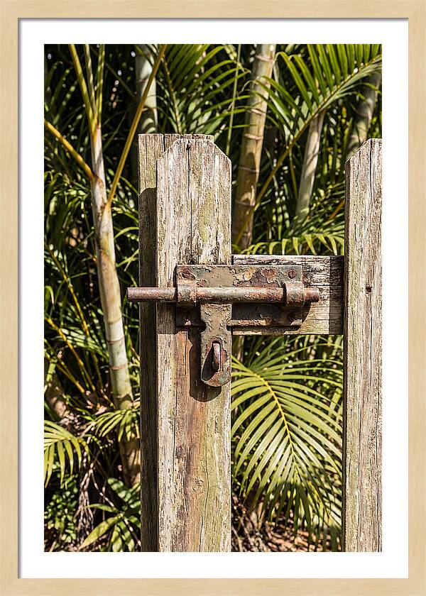Weathered Gate Latch