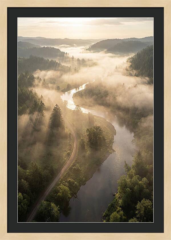 Weathered Serenity Over The River
