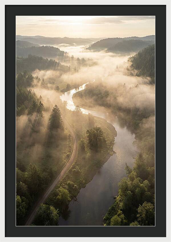 Weathered Serenity Over The River