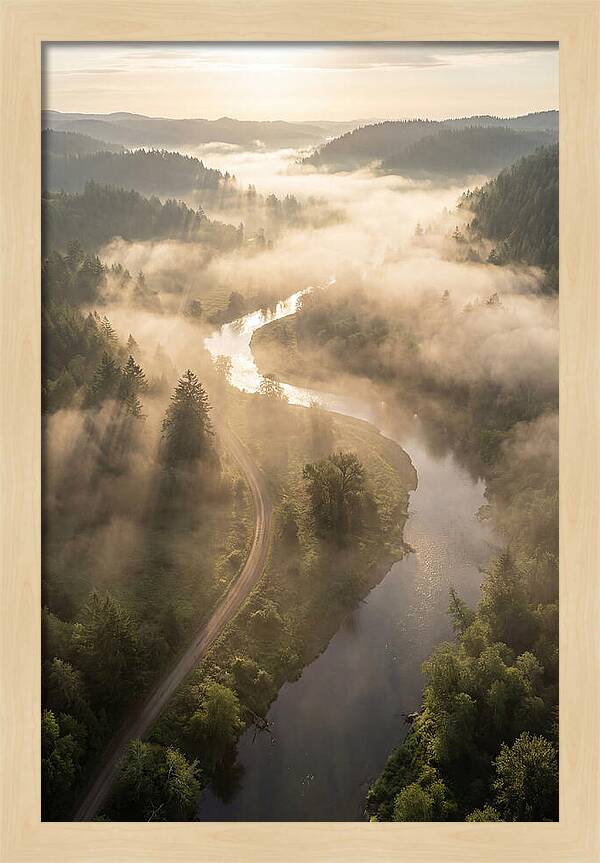 Weathered Serenity Over The River