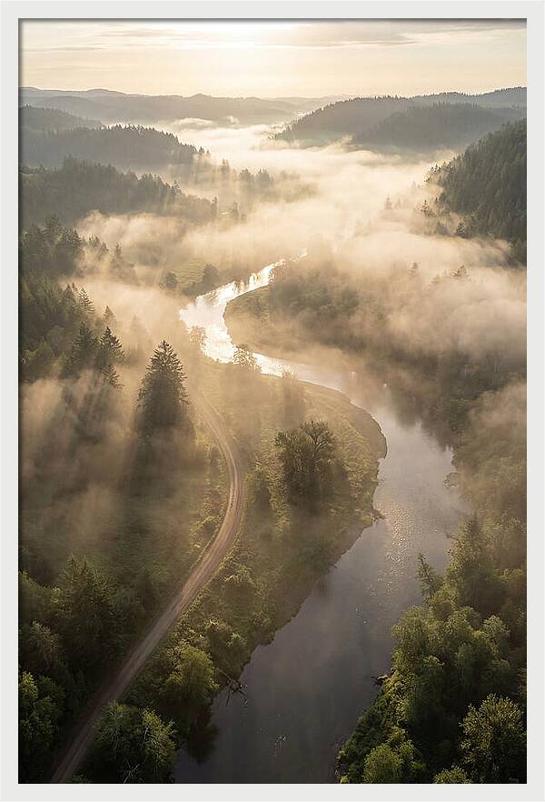 Weathered Serenity Over The River
