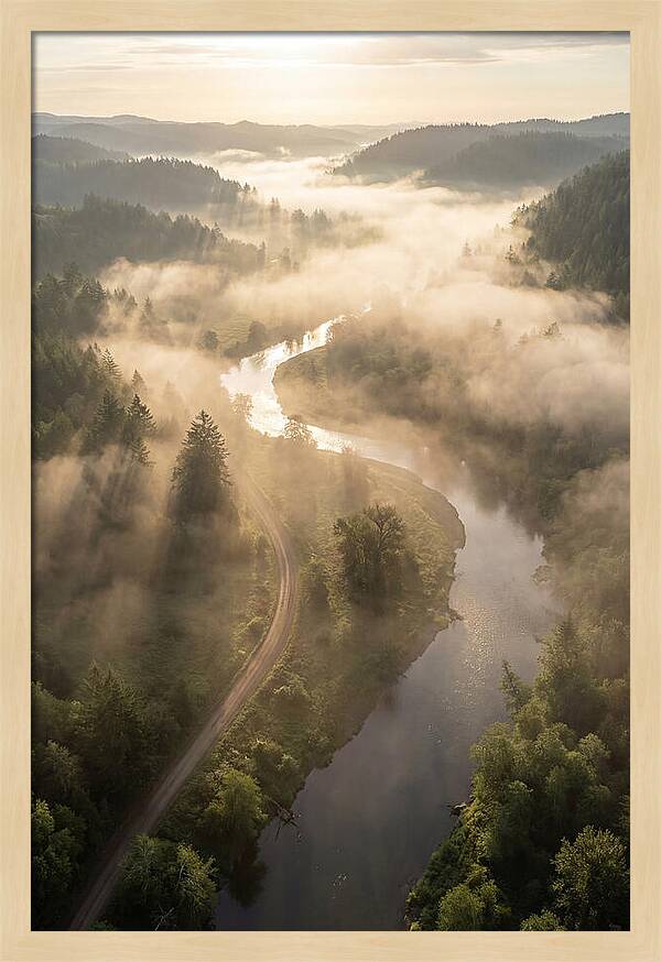 Weathered Serenity Over The River