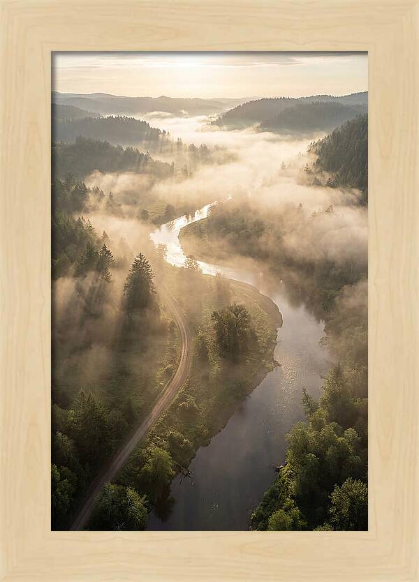 Weathered Serenity Over The River