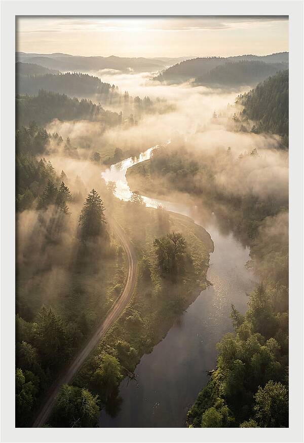 Weathered Serenity Over The River