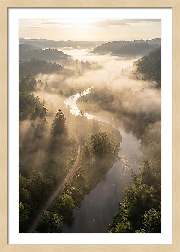 Weathered Serenity Over The River
