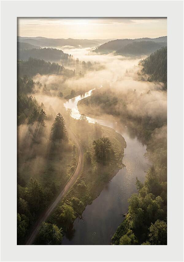 Weathered Serenity Over The River