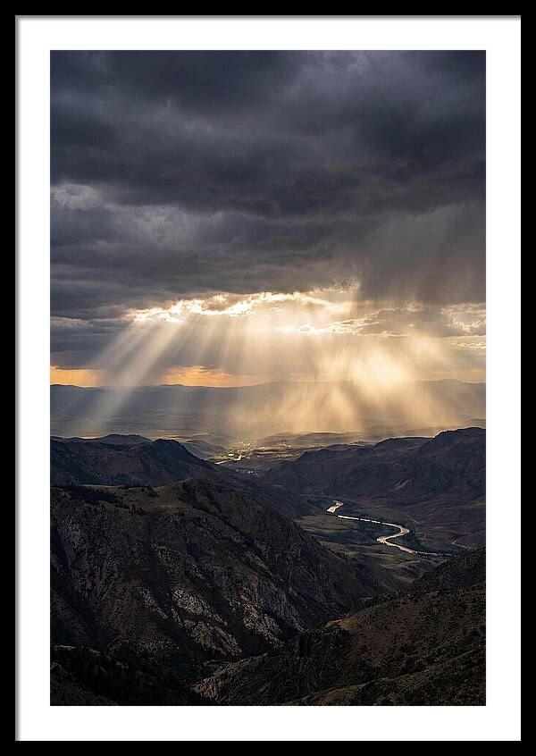 Weathered Sun Rays Breaking Through