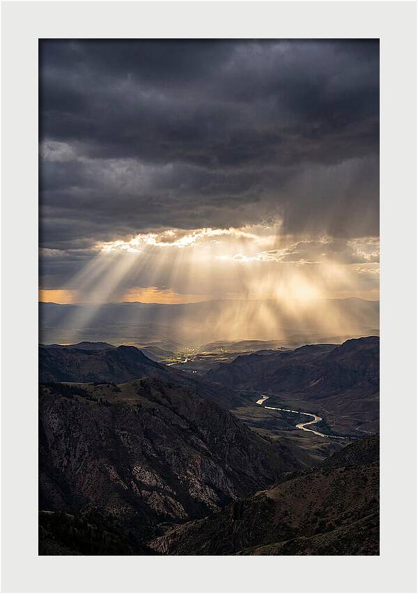 Weathered Sun Rays Breaking Through