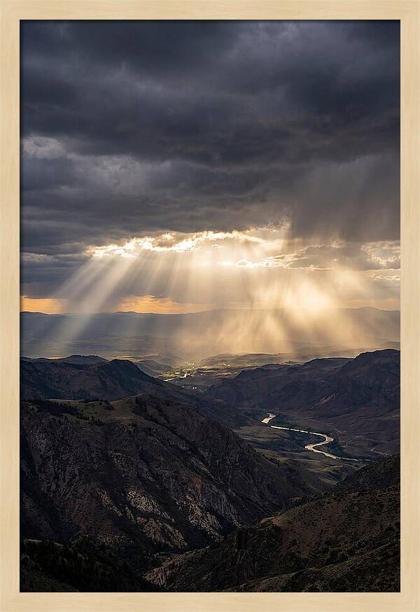 Weathered Sun Rays Breaking Through