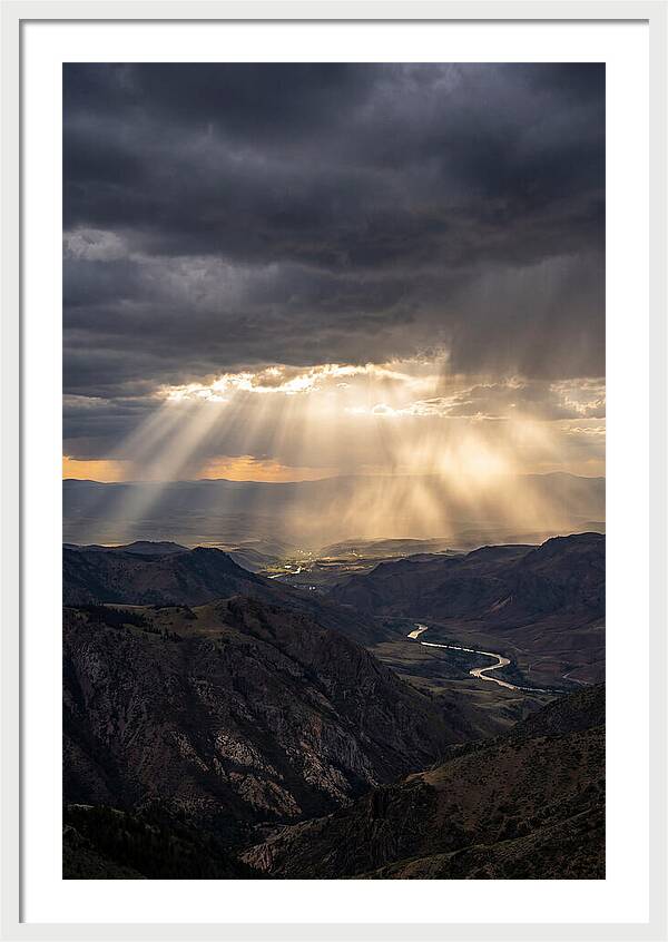 Weathered Sun Rays Breaking Through