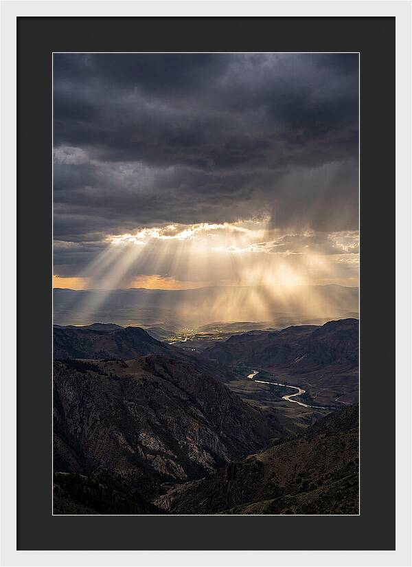Weathered Sun Rays Breaking Through