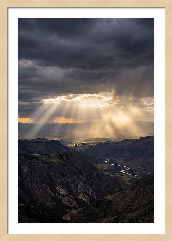 Weathered Sun Rays Breaking Through
