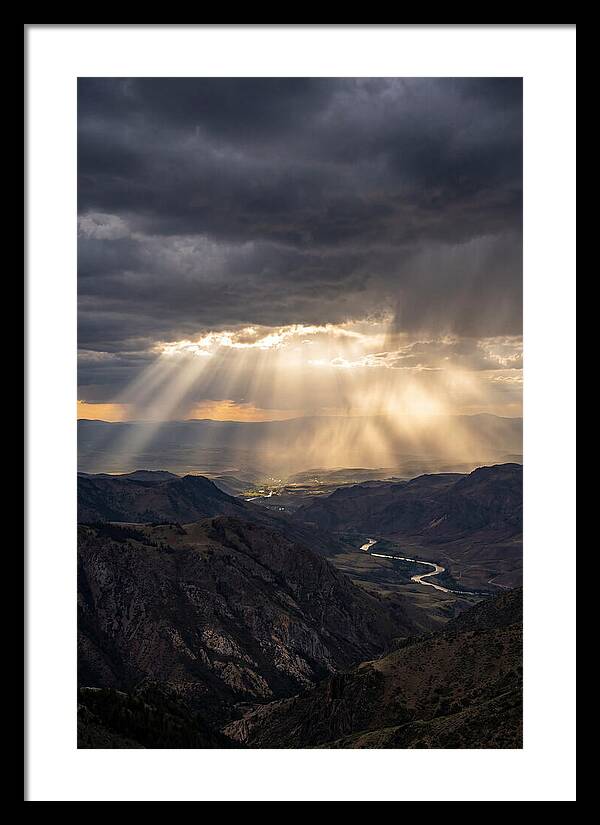 Weathered Sun Rays Breaking Through