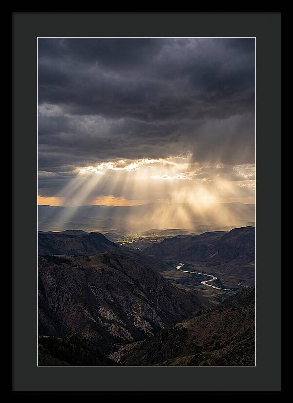 Weathered Sun Rays Breaking Through