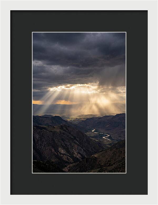 Weathered Sun Rays Breaking Through