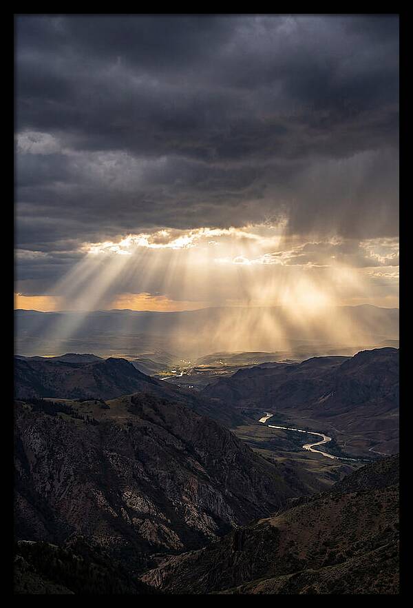 Weathered Sun Rays Breaking Through