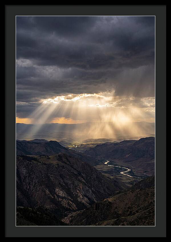 Weathered Sun Rays Breaking Through