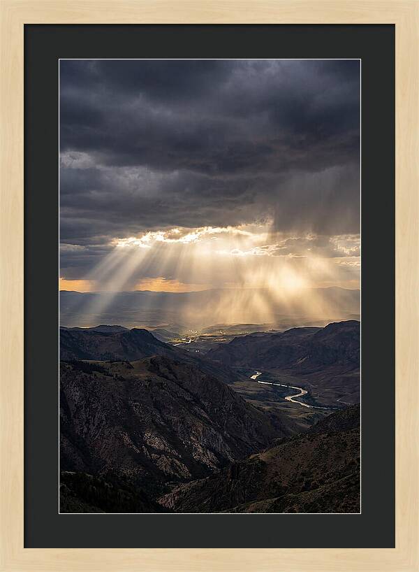 Weathered Sun Rays Breaking Through