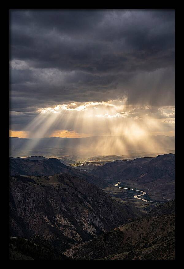 Weathered Sun Rays Breaking Through
