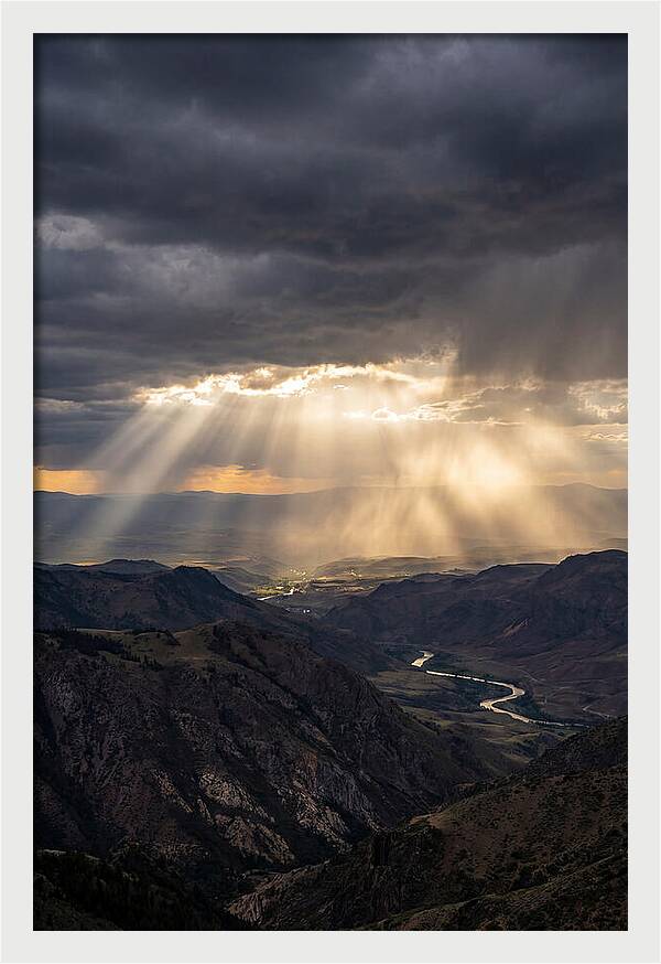 Weathered Sun Rays Breaking Through