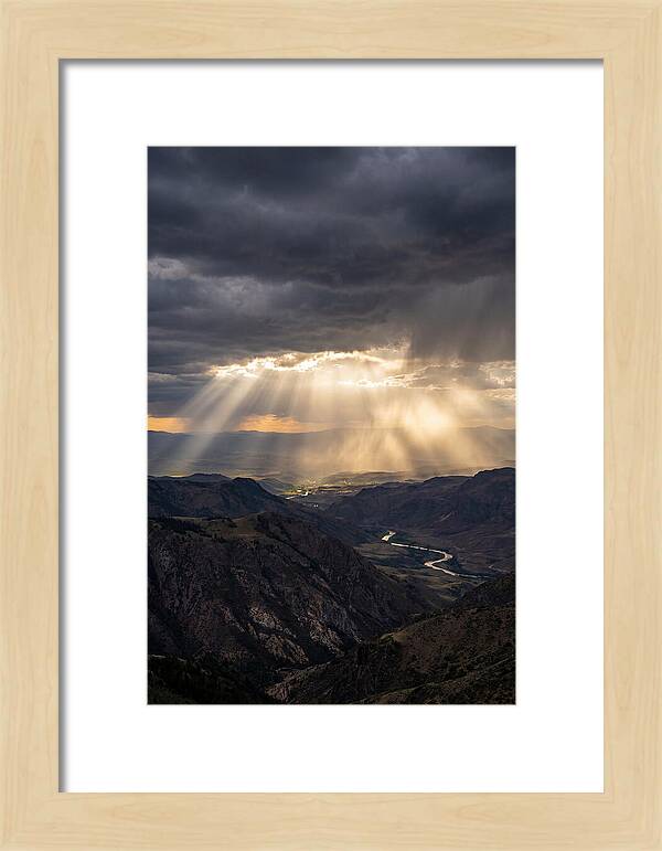 Weathered Sun Rays Breaking Through