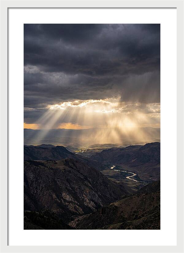 Weathered Sun Rays Breaking Through