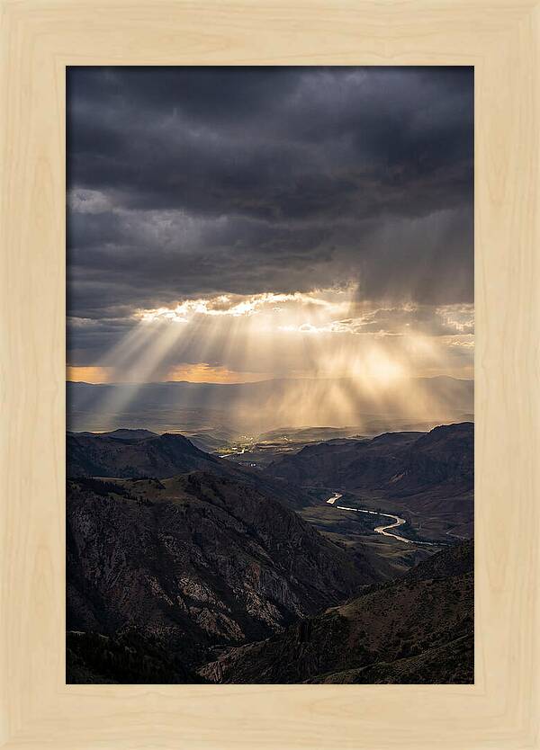 Weathered Sun Rays Breaking Through