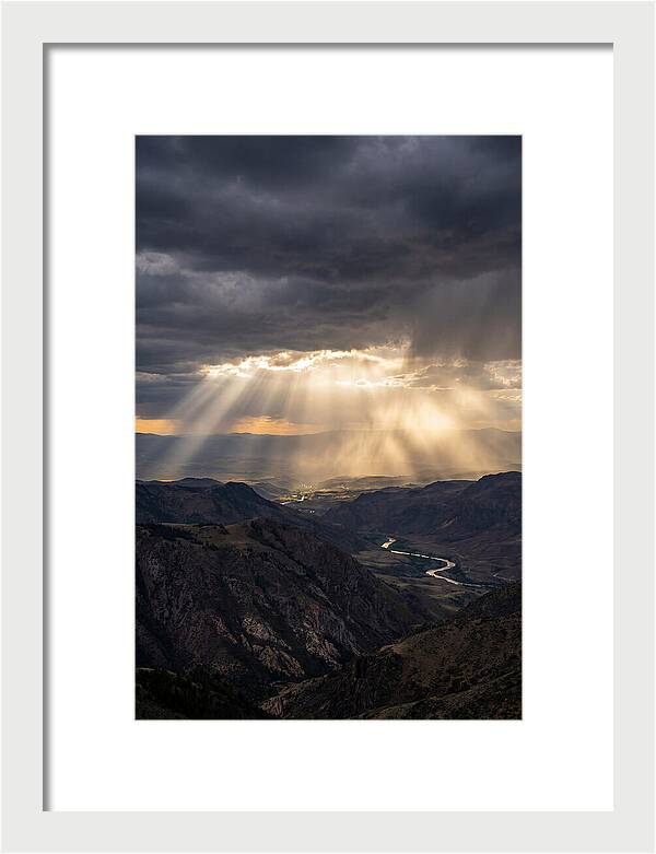 Weathered Sun Rays Breaking Through