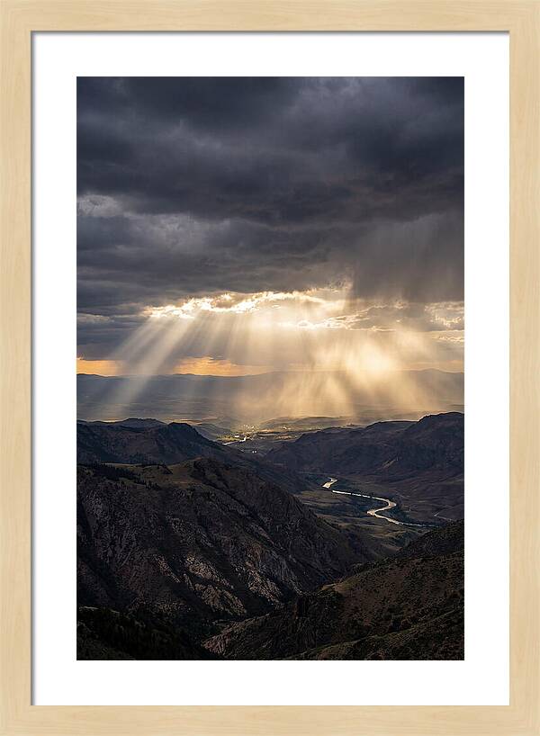 Weathered Sun Rays Breaking Through
