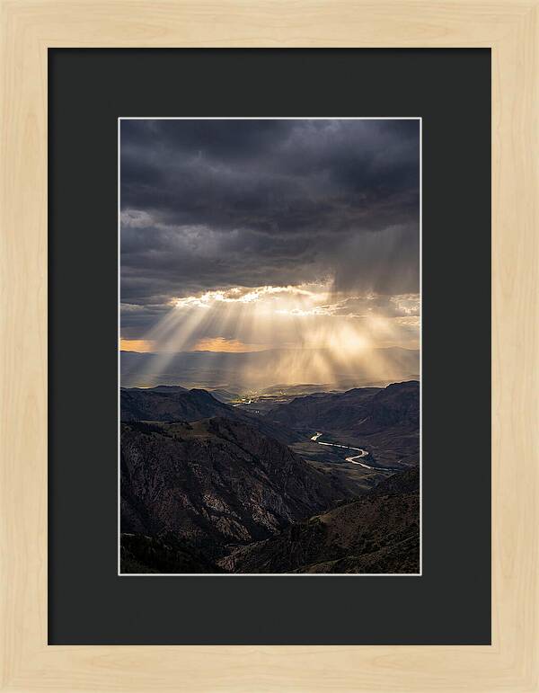 Weathered Sun Rays Breaking Through